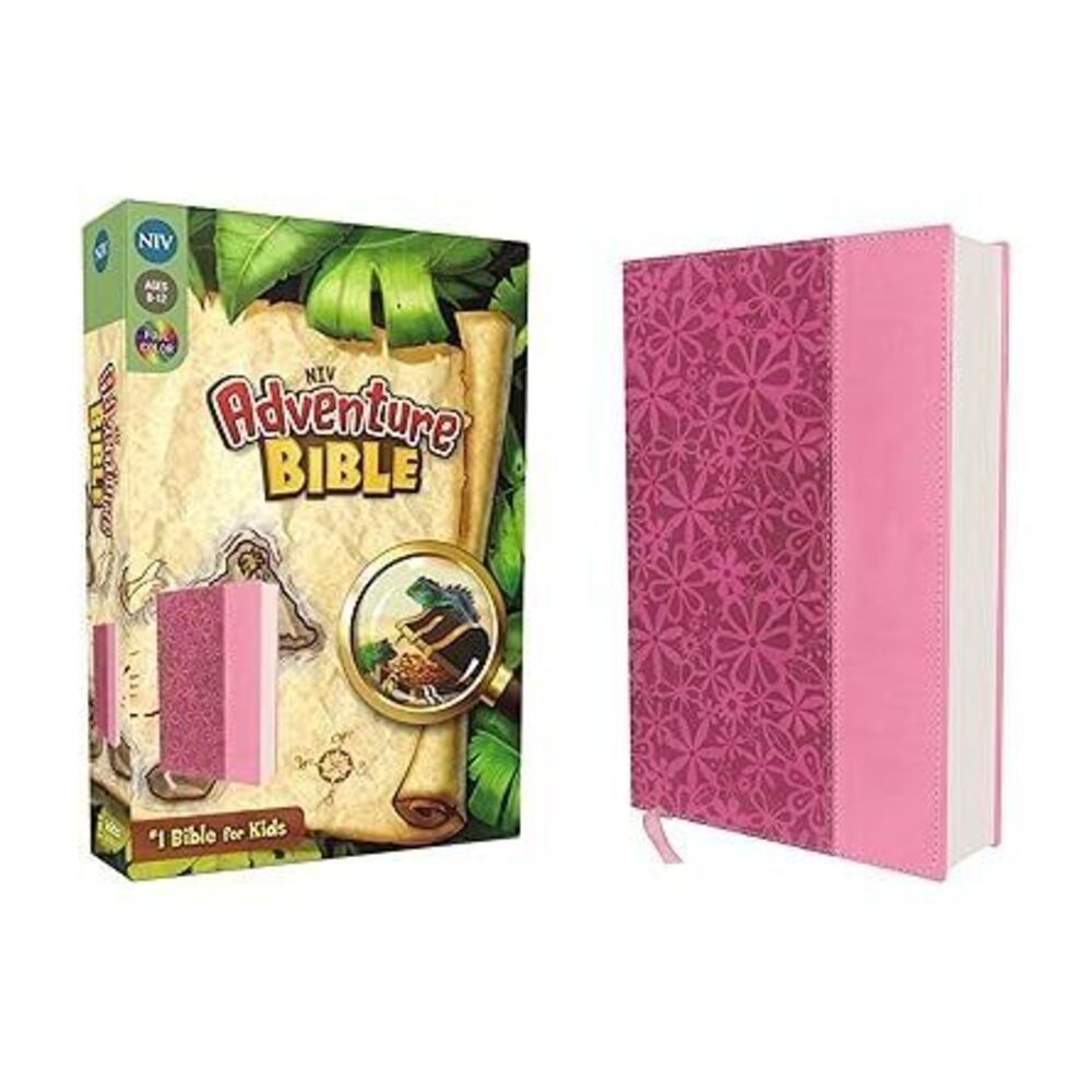 Niv, Adventure Bible, Leathersoft, Pink, Full Color